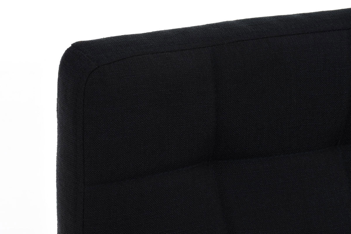 Barkruk Lincoln Stof zwart schwarz