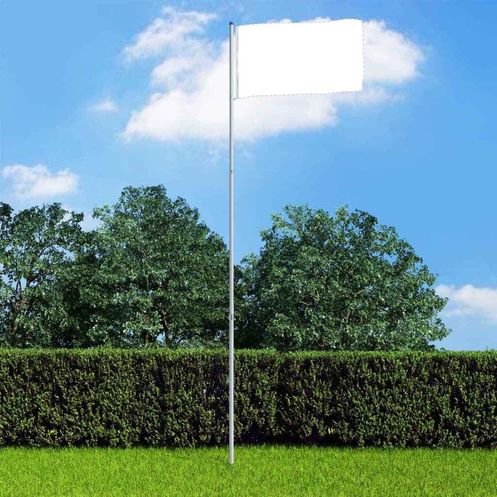 vidaXL Vlaggenmast sectioneel 6,2 m aluminium