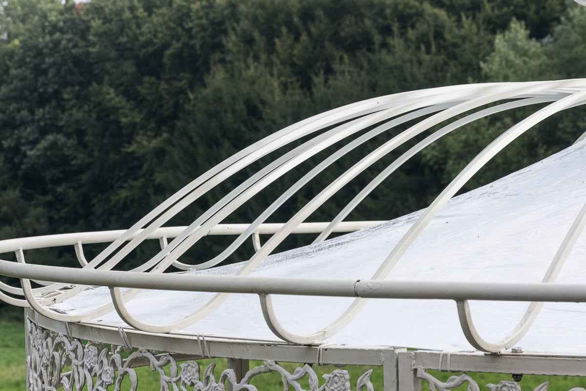 Dak voor luxepaviljoen Romantik wit,Ø 350 cm weiß