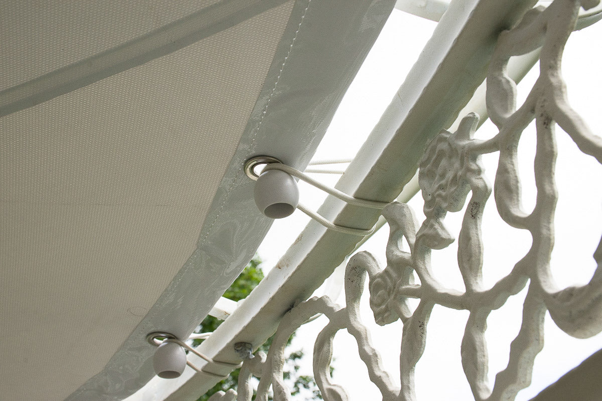 Dak voor luxepaviljoen Romantik wit,Ø 350 cm weiß