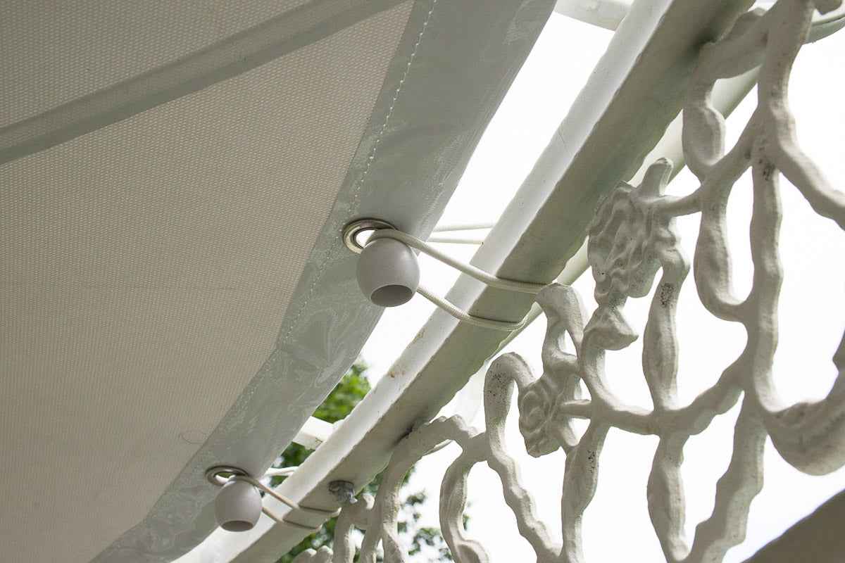 Dak voor luxepaviljoen Romantik wit,Ø 350 cm weiß