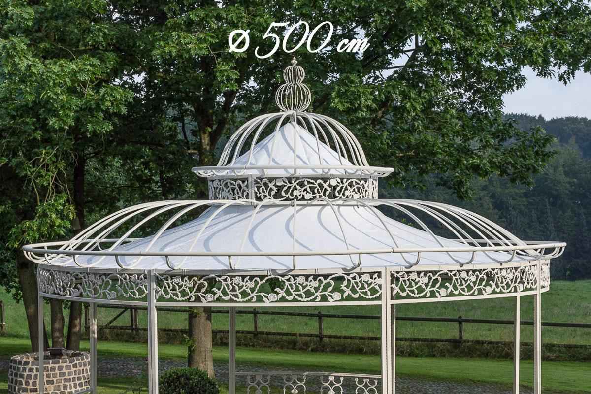 Dak voor luxepaviljoen Romantik wit,Ø 500 cm weiß