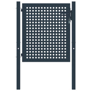 vidaXL Hekpoort Antraciet 102x75 cm Staal