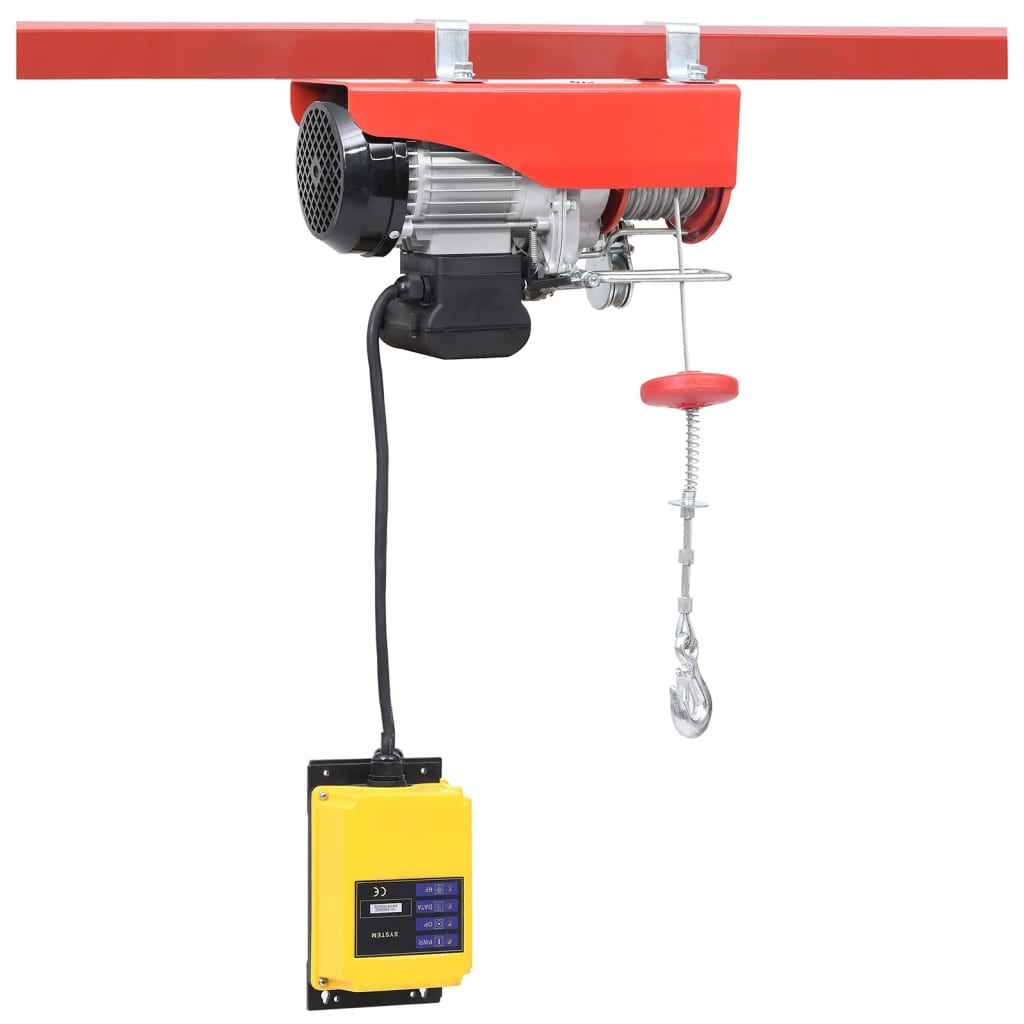 vidaXL Lier elektrisch draadloos afstandsbediening 1000 W 300/600 kg
