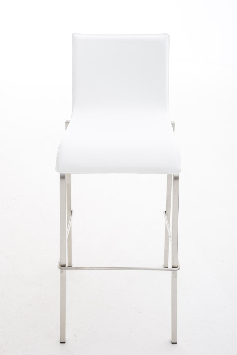 Barkruk Avola Leer Flat E78 wit weiß