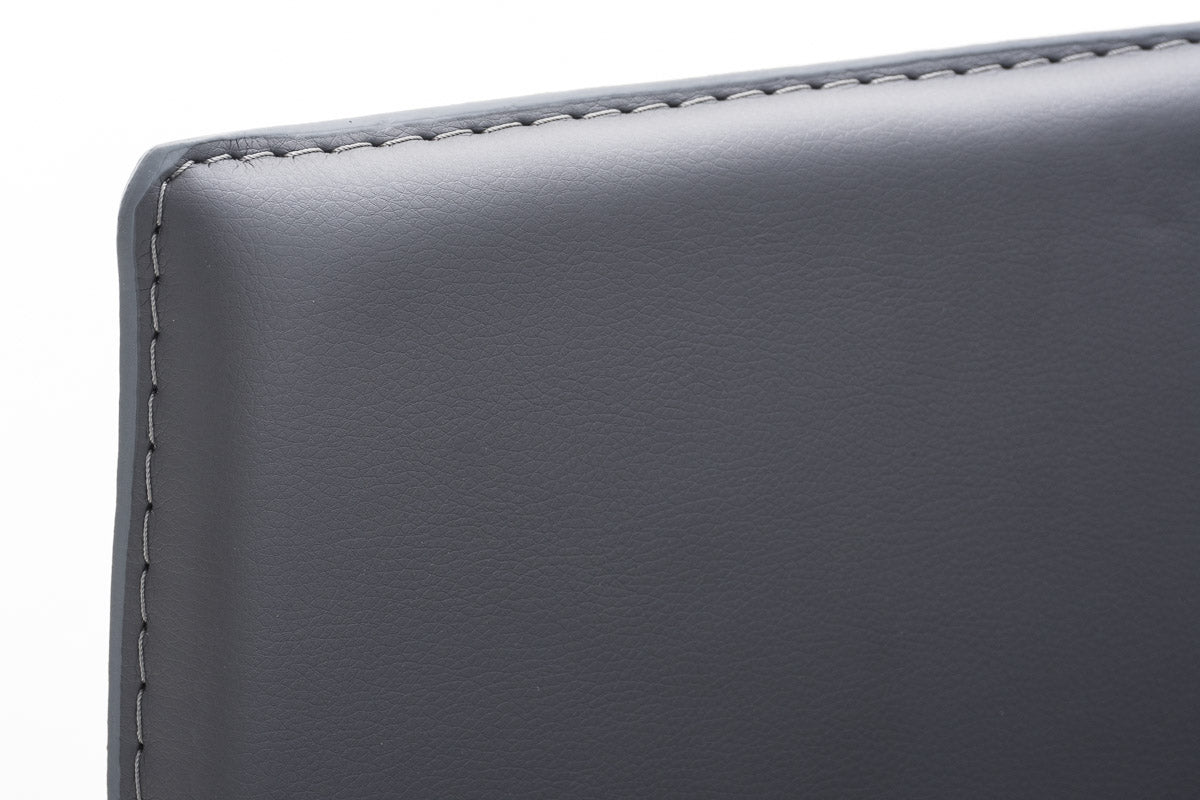 Barkruk Avola Leer Flat E78 grijs grau
