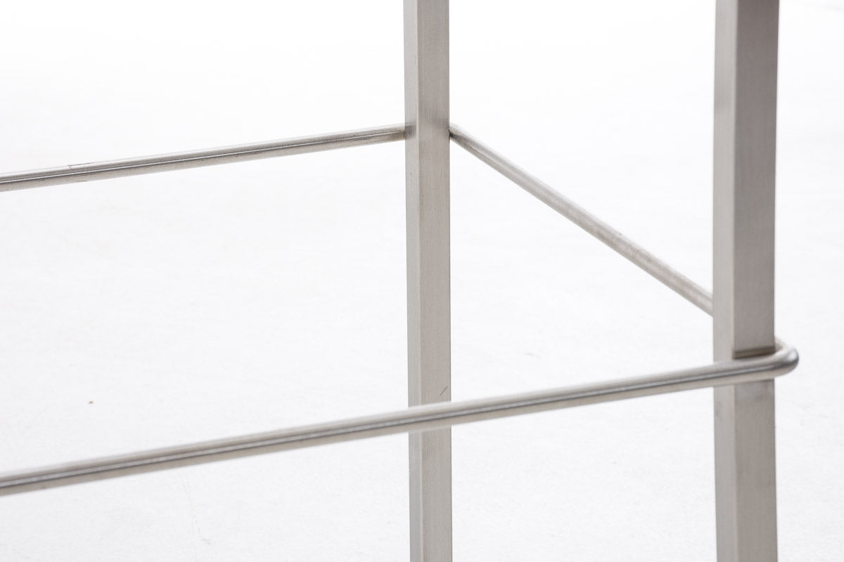 Barkruk Avola Leer Flat E78 grijs grau