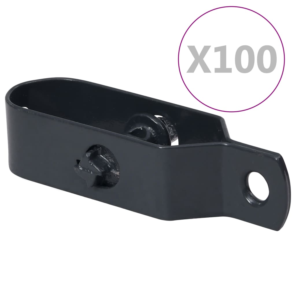 vidaXL Draadspanners 50 st 90 mm staal groen