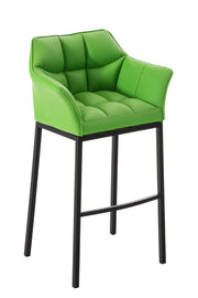 Barkruk Damaso Kunstleer groen,zwart grün