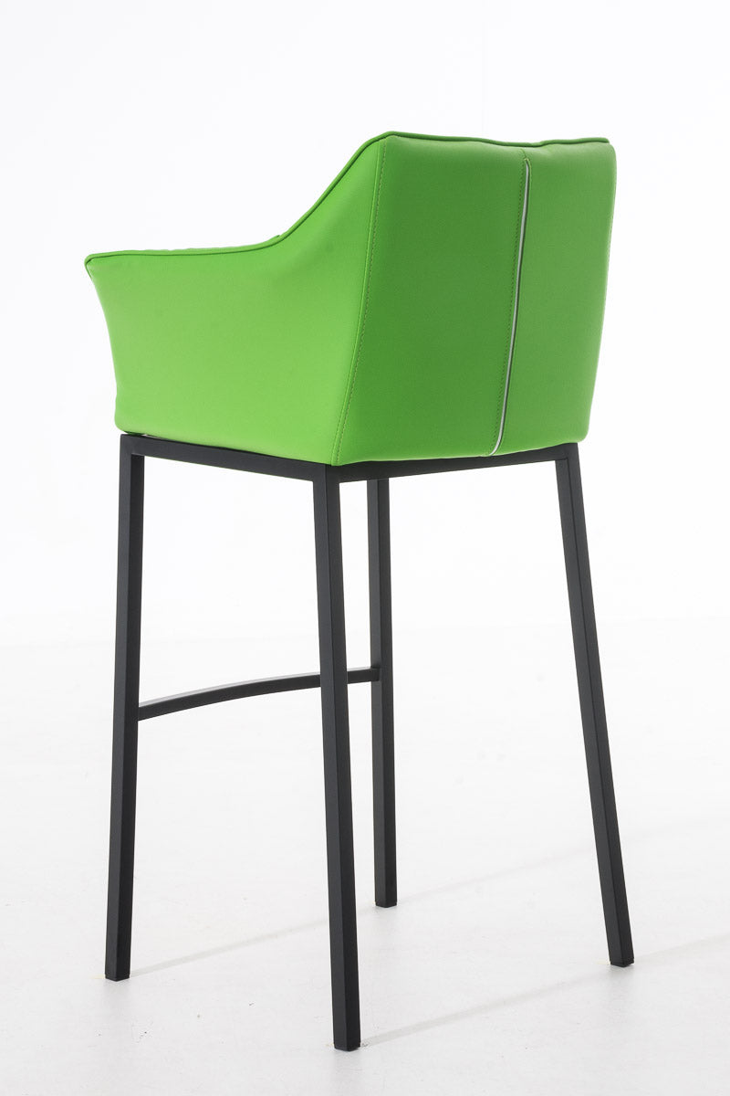 Barkruk Damaso Kunstleer groen,zwart grün