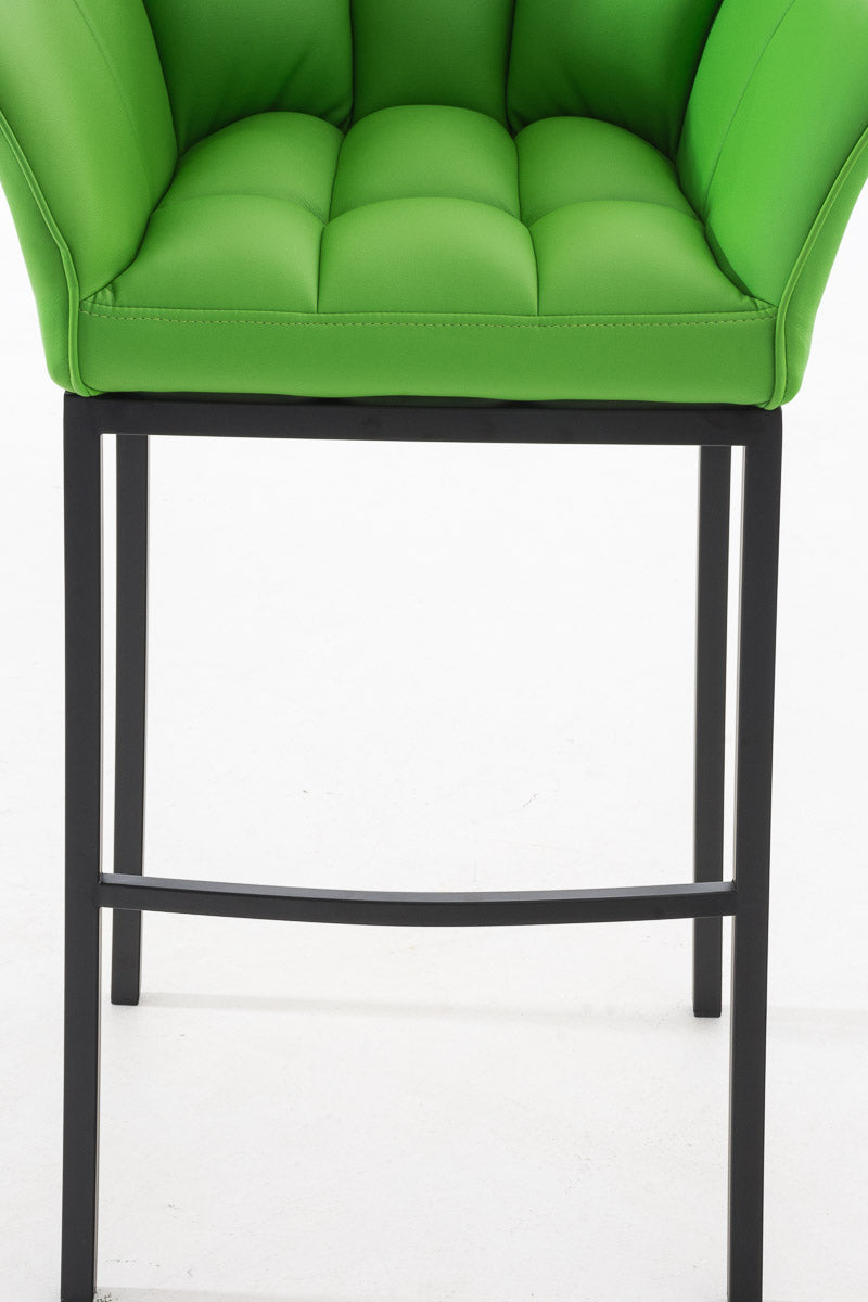 Barkruk Damaso Kunstleer groen,zwart grün