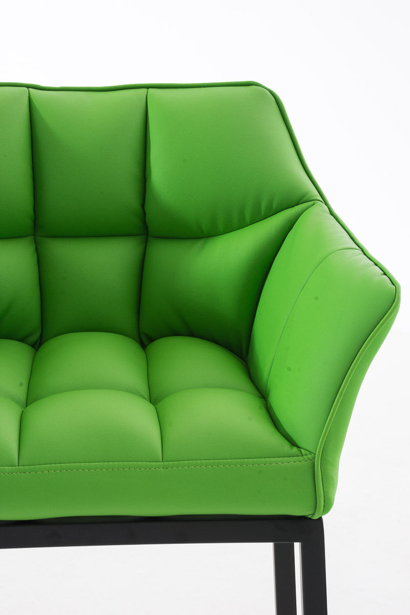 Barkruk Damaso Kunstleer groen,zwart grün