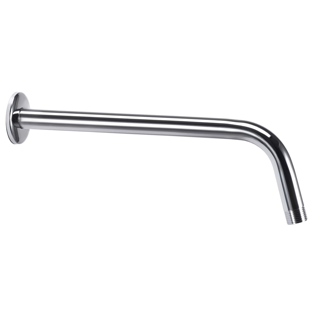 vidaXL Douchearm rond 30 cm roestvrij staal 201 zilverkleurig