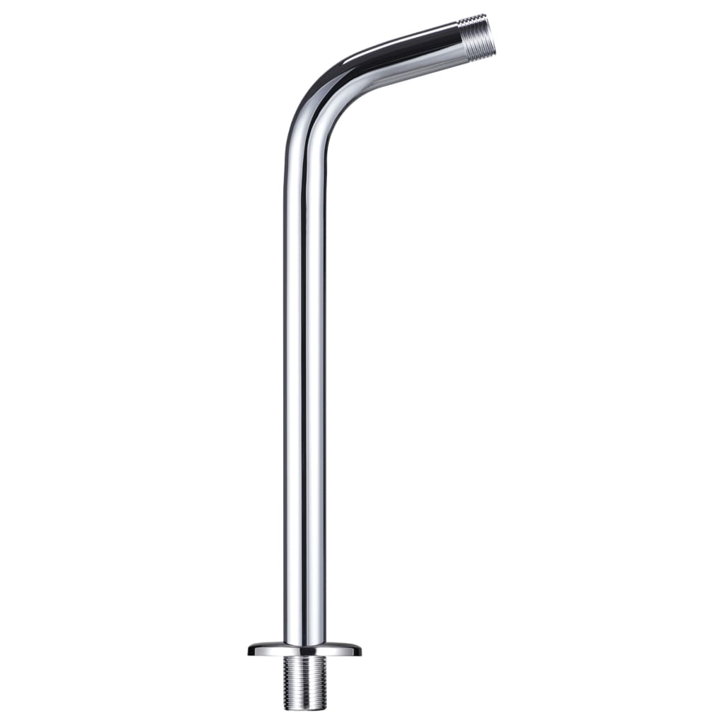 vidaXL Douchearm rond 30 cm roestvrij staal 201 zilverkleurig