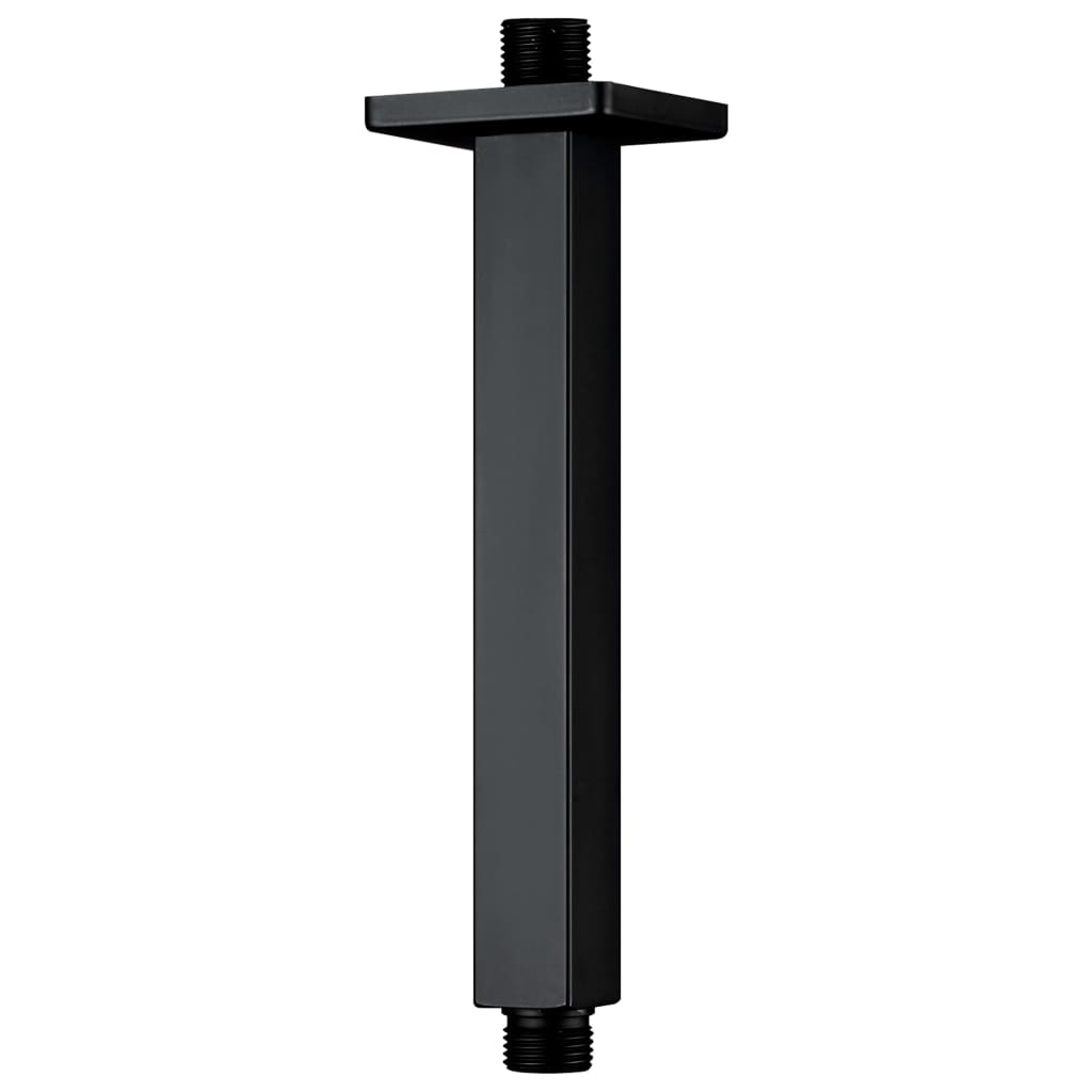 vidaXL Douchearm vierkant 20 cm roestvrij staal 201 zilverkleurig