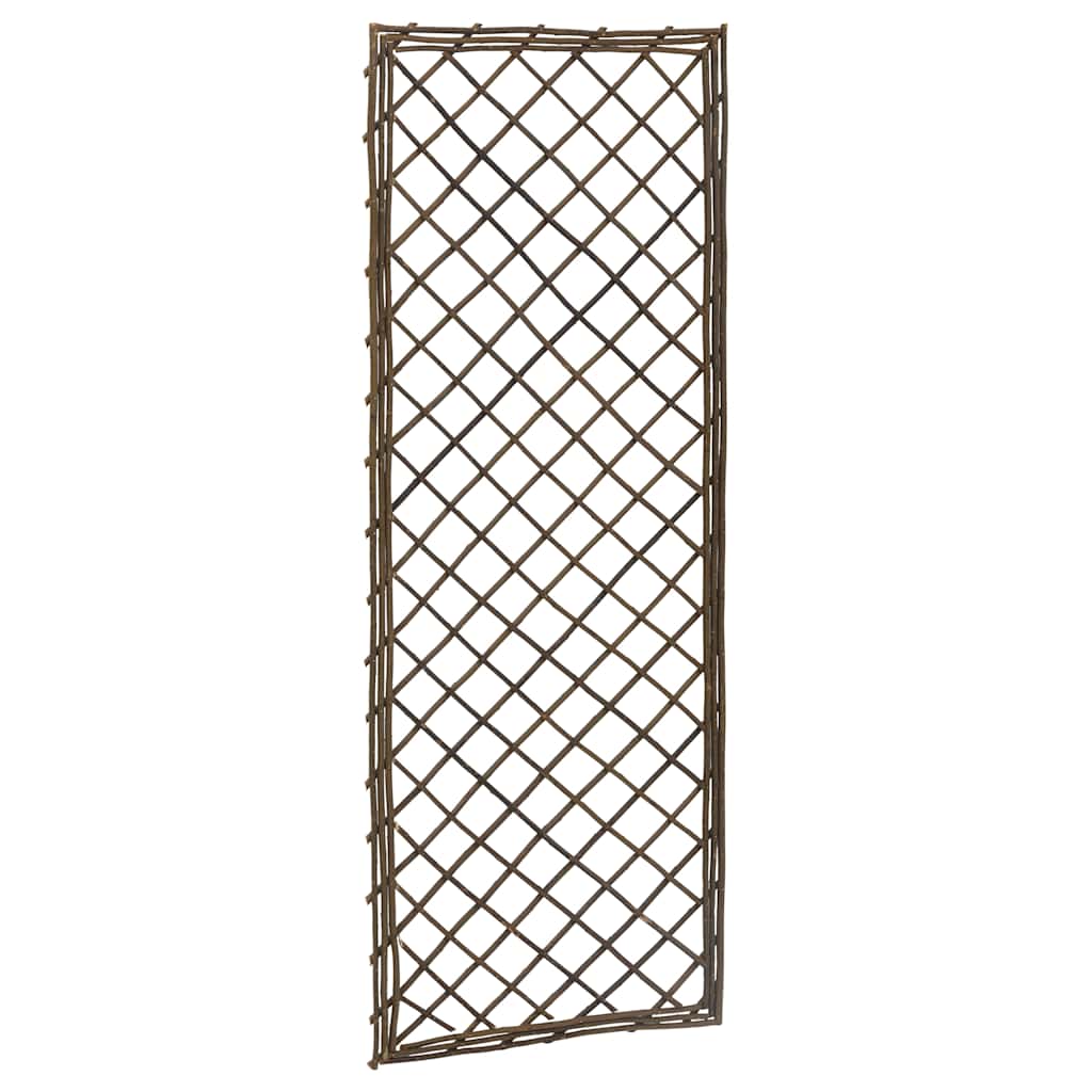 vidaXL Tuinlatwerken 6 st 30x120 cm wilgenhout