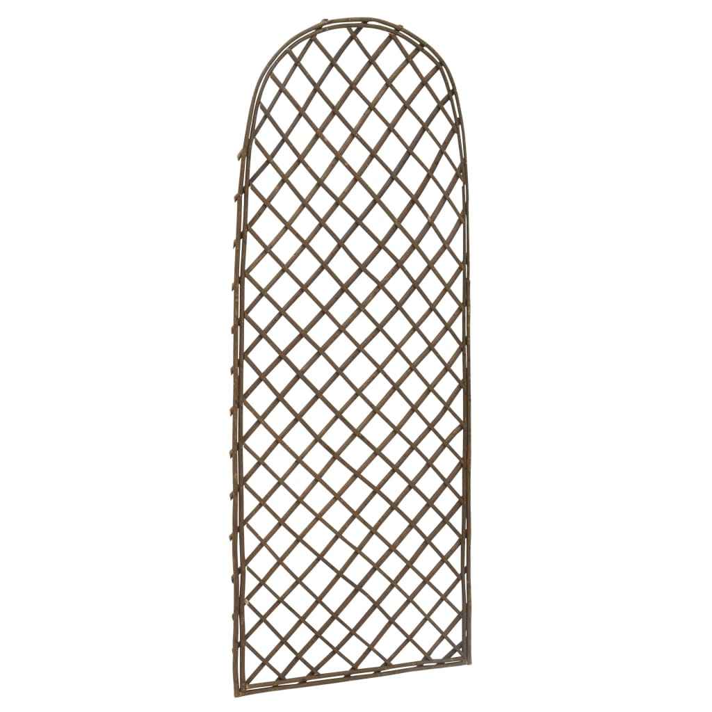 vidaXL Tuinlatwerken 6 st 30x120 cm wilgenhout