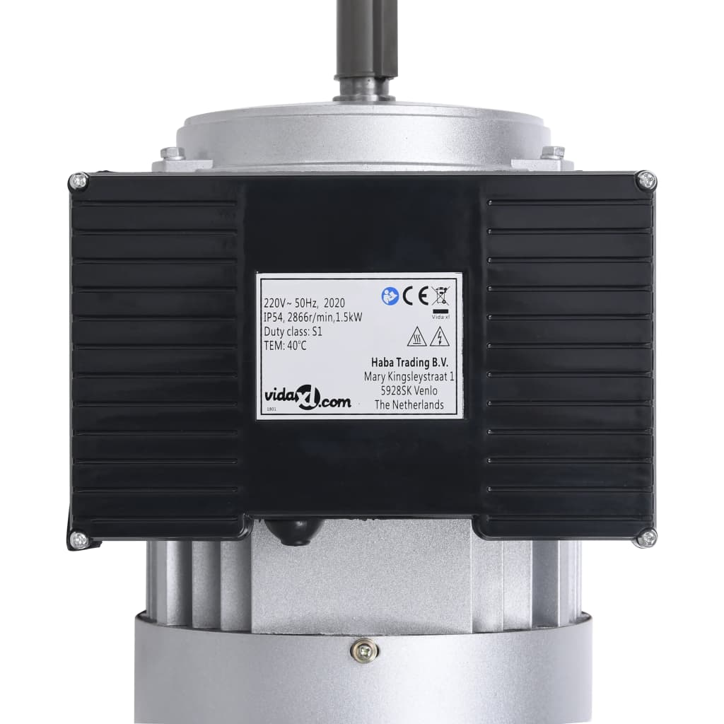 vidaXL Elektromotor 1 fase 1,5 kW/2 kp 2-polig 2800 rpm aluminium