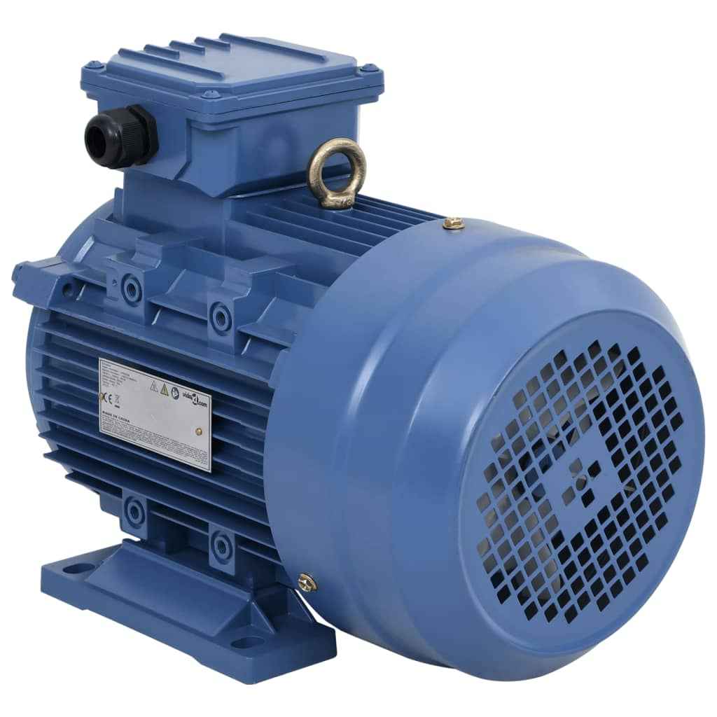 vidaXL Elektromotor 3 fase 1,5 kW/2 pk 2-polig 2840 rpm aluminium