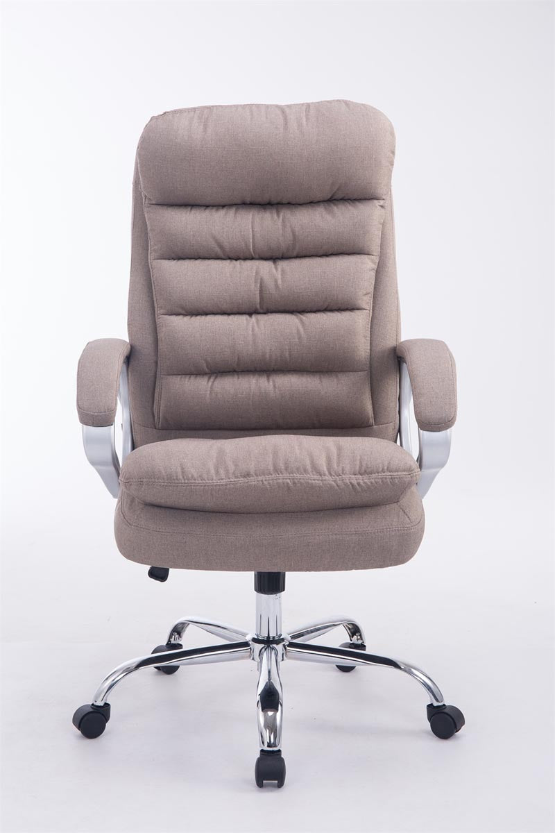 Bureaustoel XXL Vancouver Stof taupe taupe