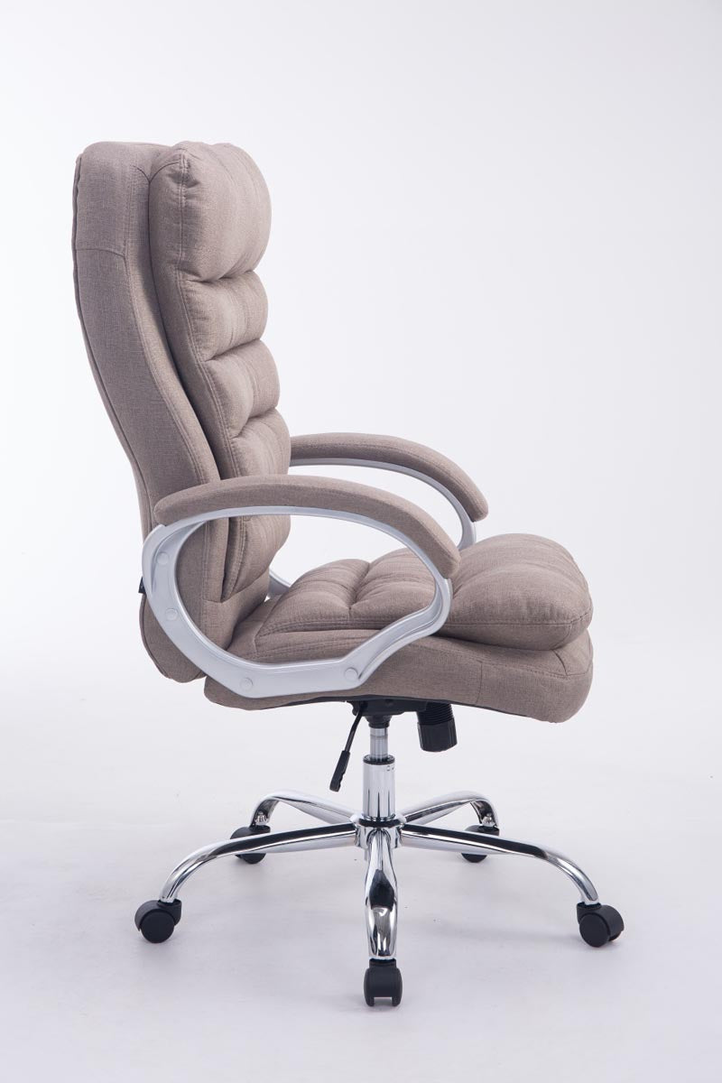 Bureaustoel XXL Vancouver Stof taupe taupe