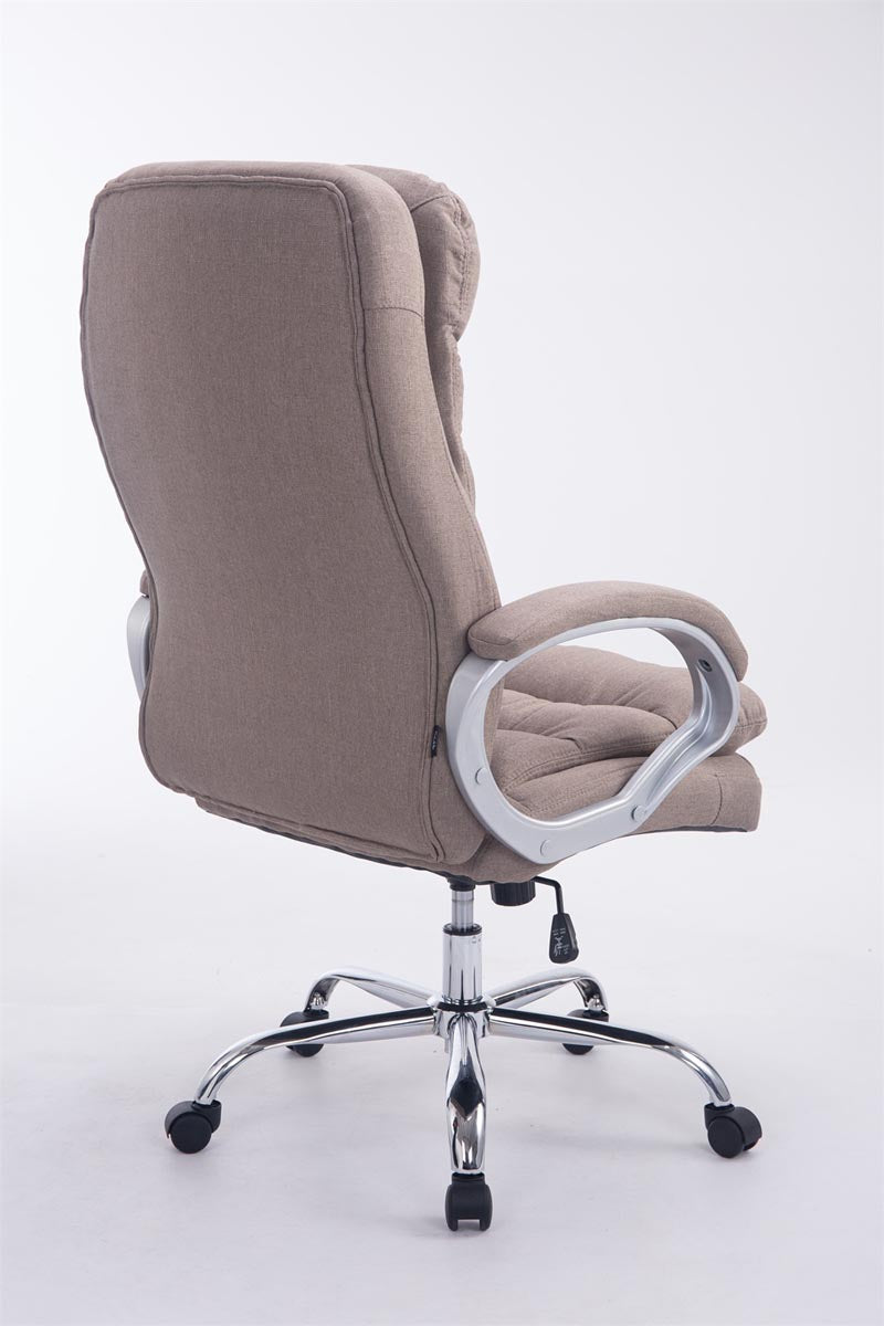 Bureaustoel XXL Vancouver Stof taupe taupe