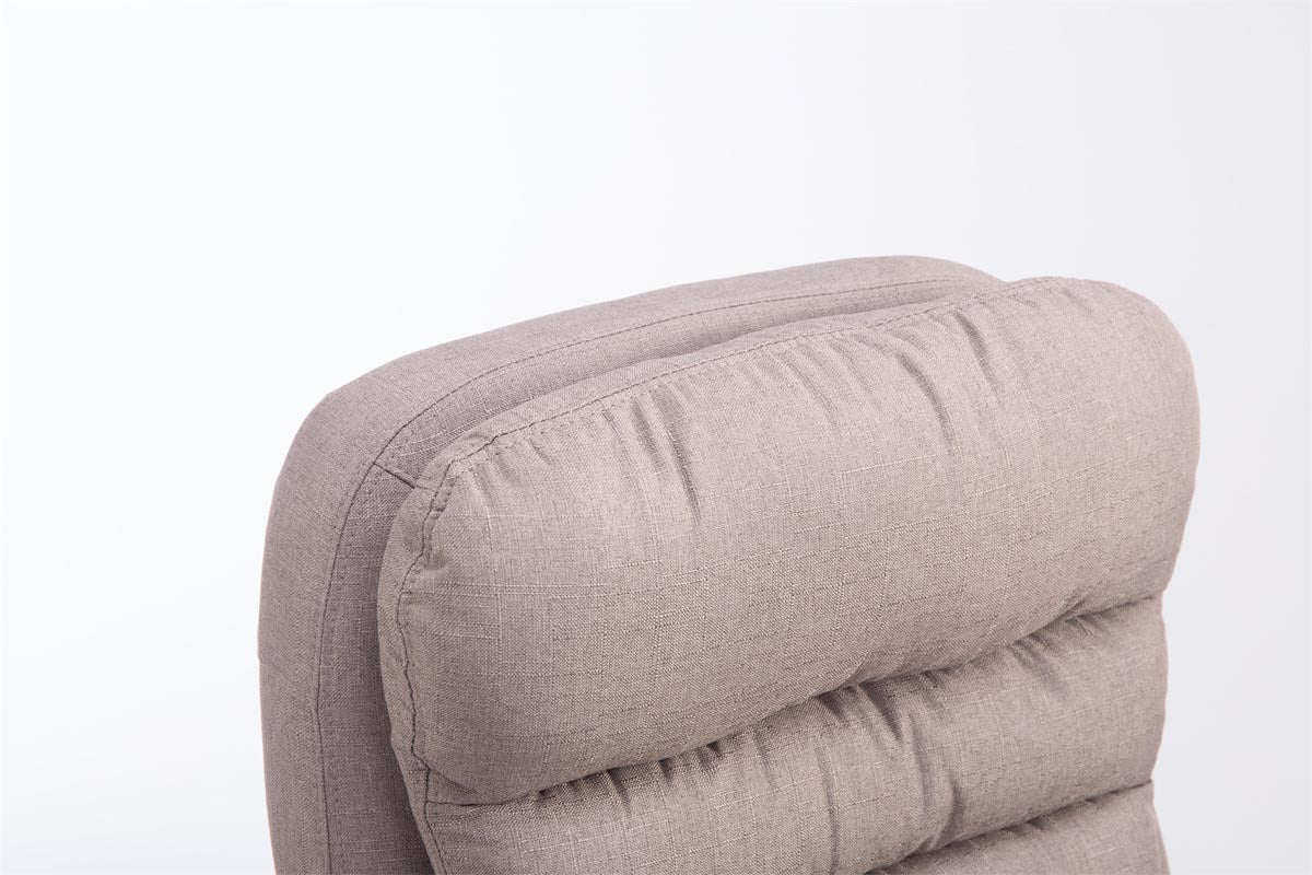 Bureaustoel XXL Vancouver Stof taupe taupe