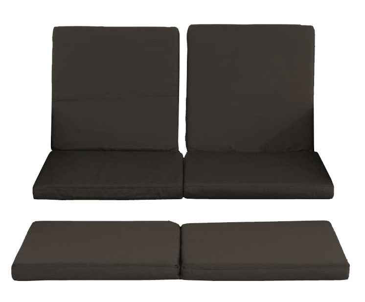 Set van 3 kussenslopen Sofa Ancona antraciet anthrazit