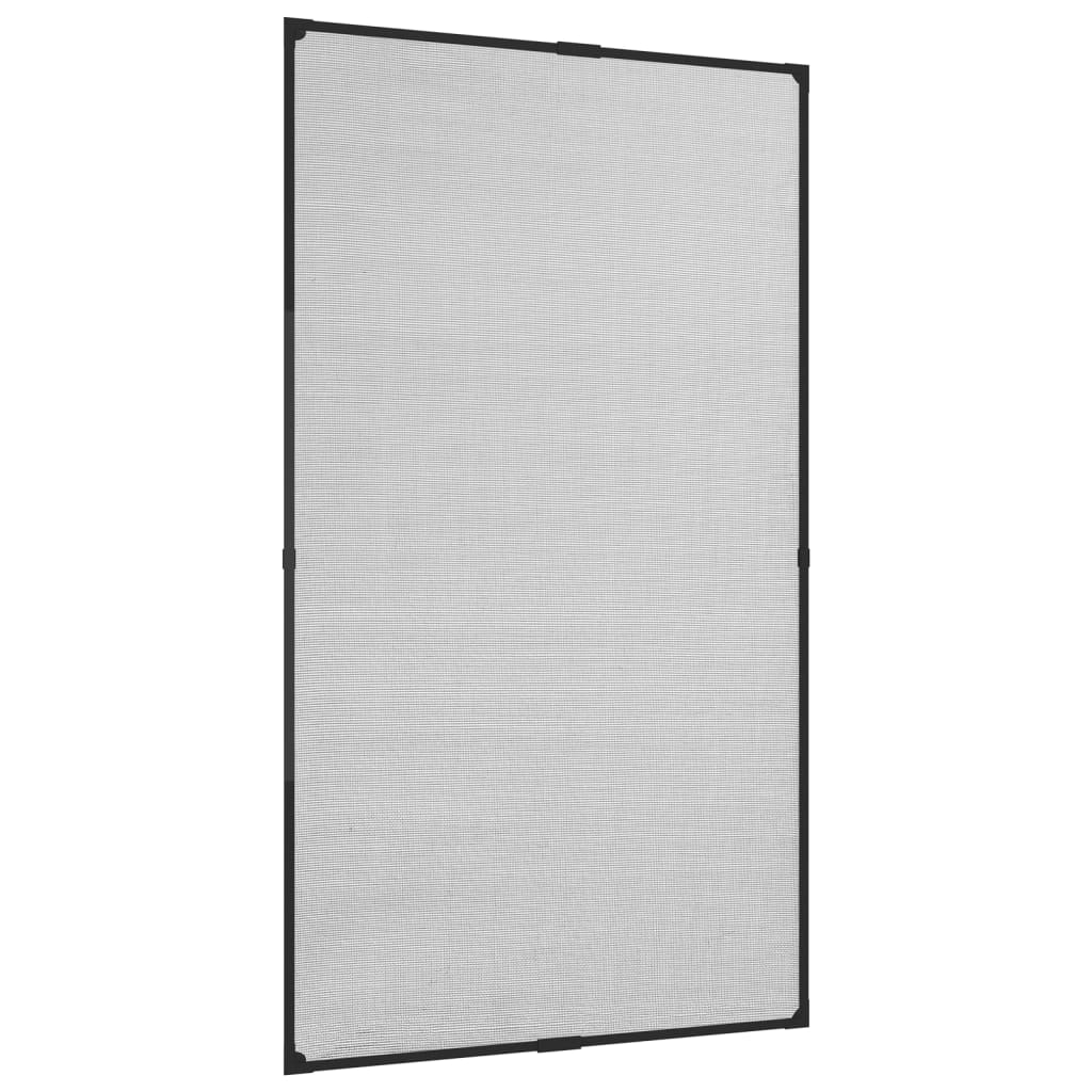 vidaXL Raamhor magnetisch 80x140 cm glasvezel antracietkleurig