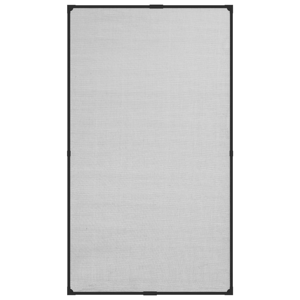 vidaXL Raamhor magnetisch 80x140 cm glasvezel antracietkleurig