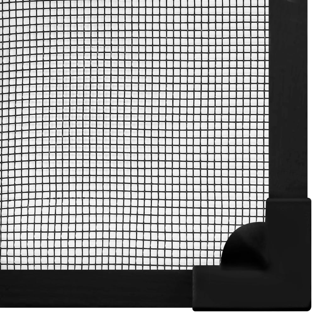 vidaXL Raamhor magnetisch 80x140 cm glasvezel antracietkleurig