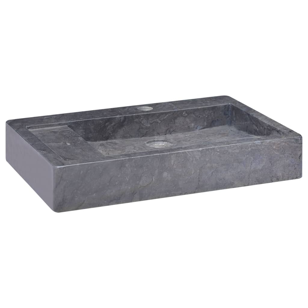 vidaXL Gootsteen 58x39x10 cm marmer crèmekleurig