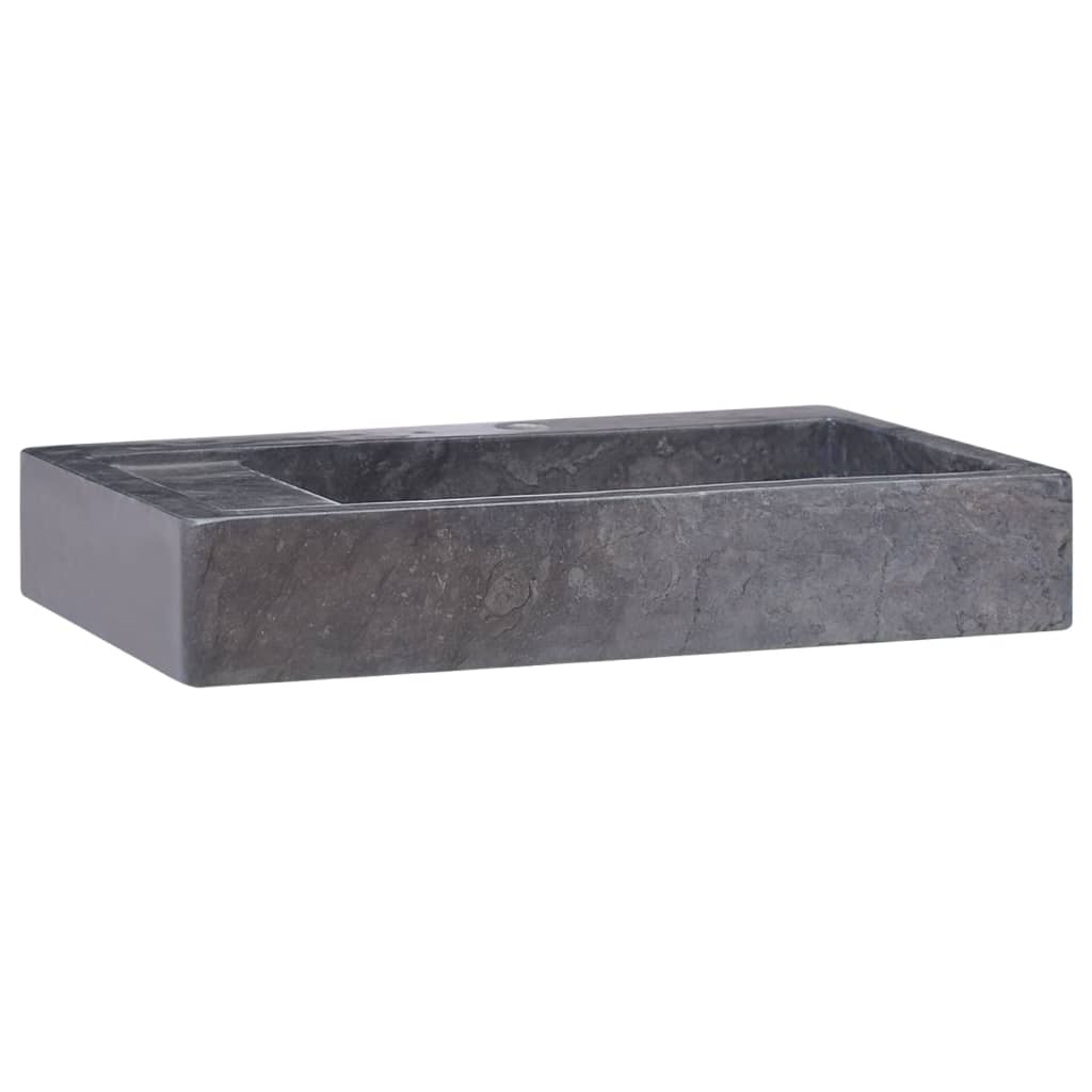 vidaXL Gootsteen 58x39x10 cm marmer crèmekleurig