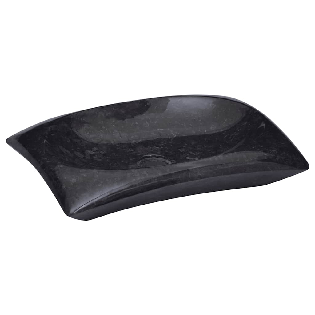 vidaXL Gootsteen 50x35x10 cm marmer crèmekleurig