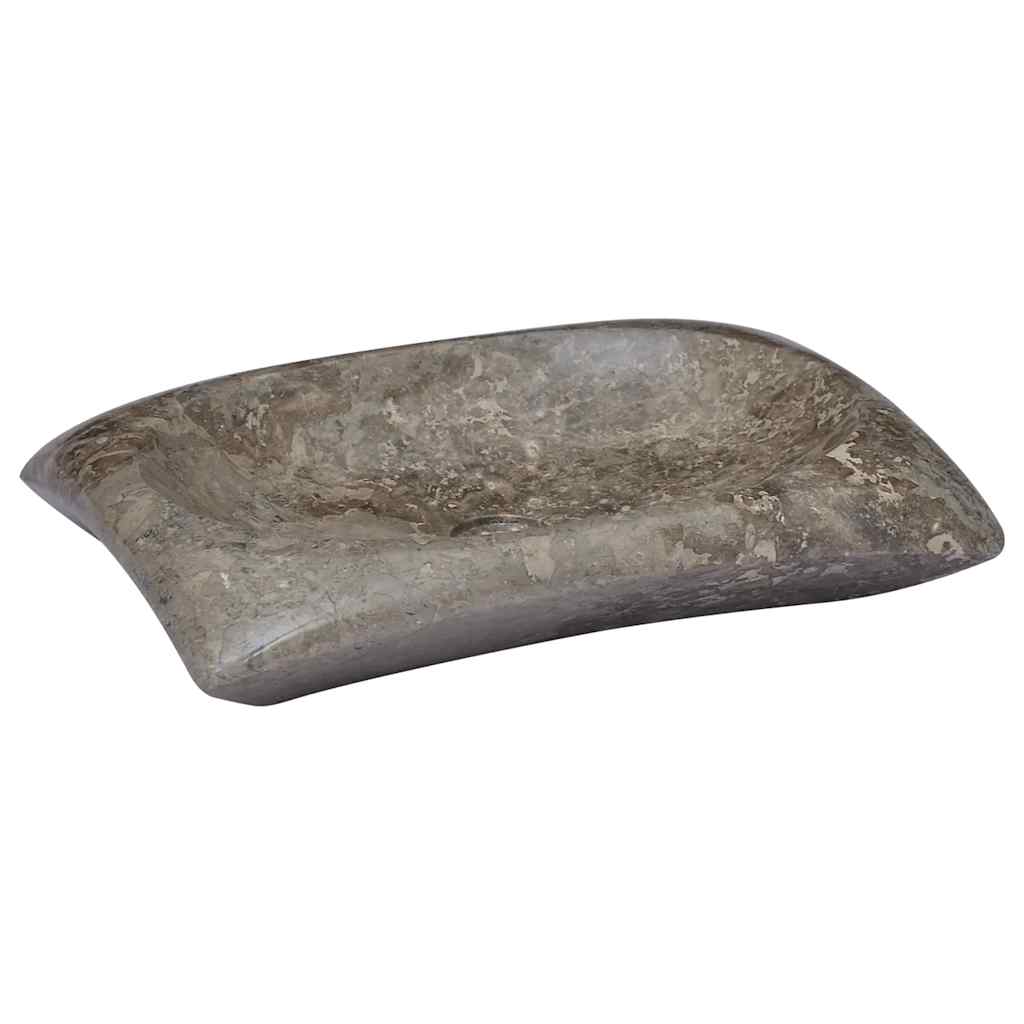 vidaXL Gootsteen 50x35x10 cm marmer crèmekleurig