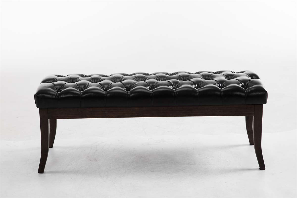 Bank Ramses zwart,120 cm schwarz