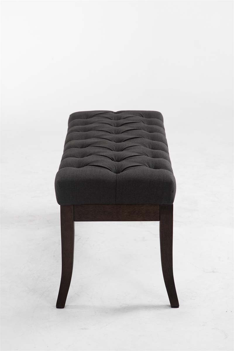 Bank Ramses stof donkergrijs,100 cm dunkelgrau