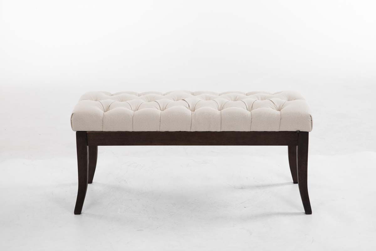 Bank Ramses stof creme,100 cm creme