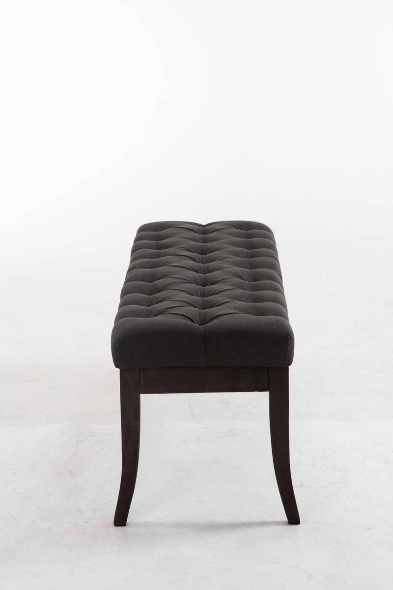 Bank Ramses stof donkergrijs,120 cm dunkelgrau