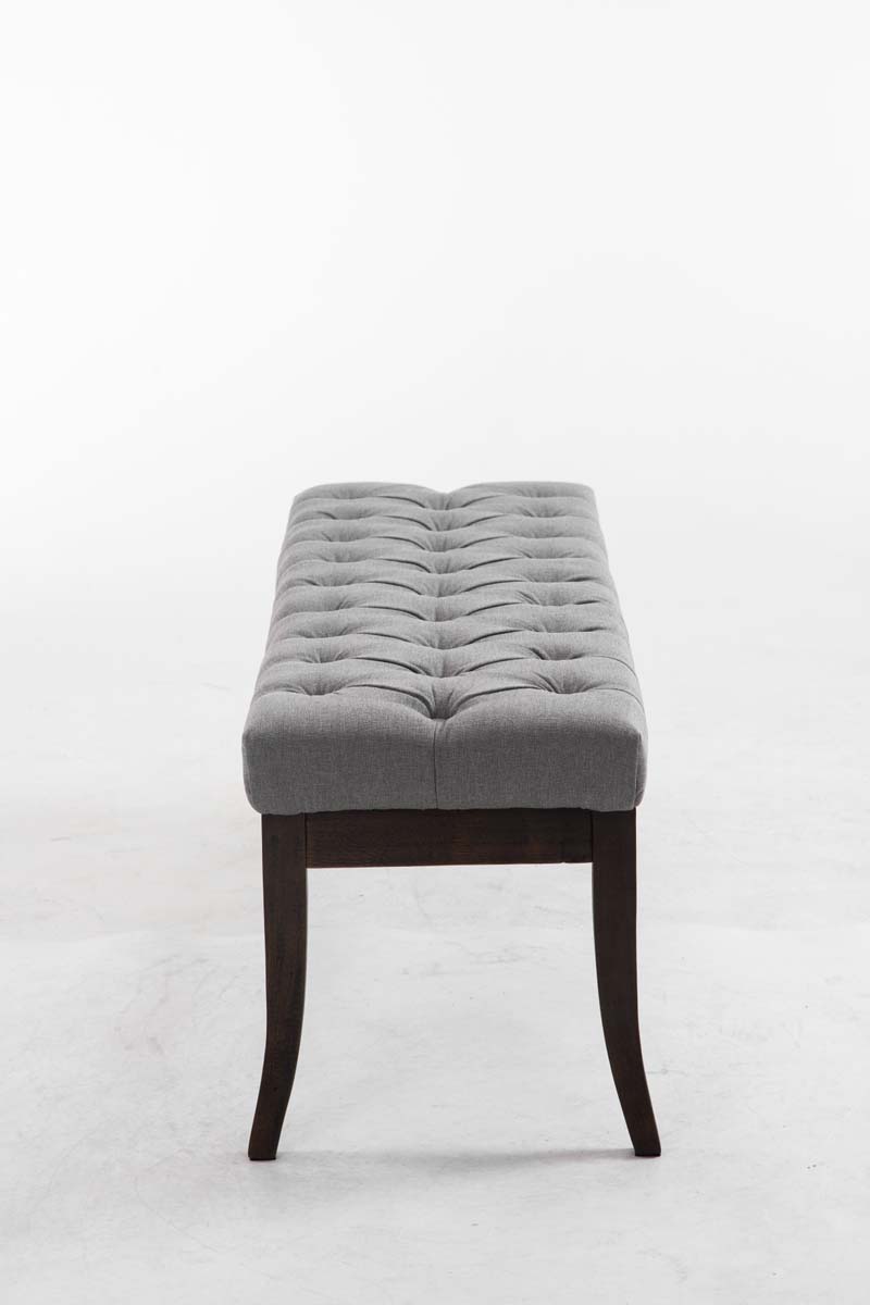 Bank Ramses stof grijs,120 cm grau