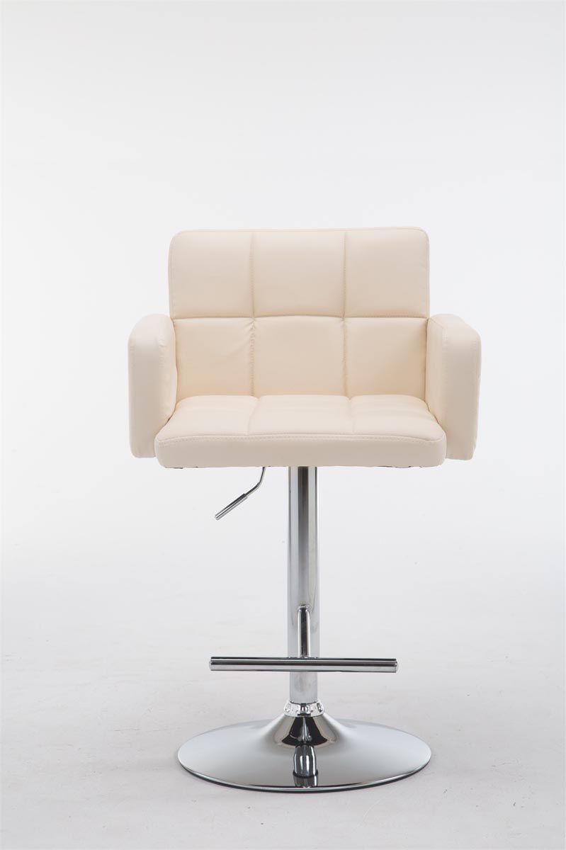 Barkruk Los Angeles creme,chroom creme
