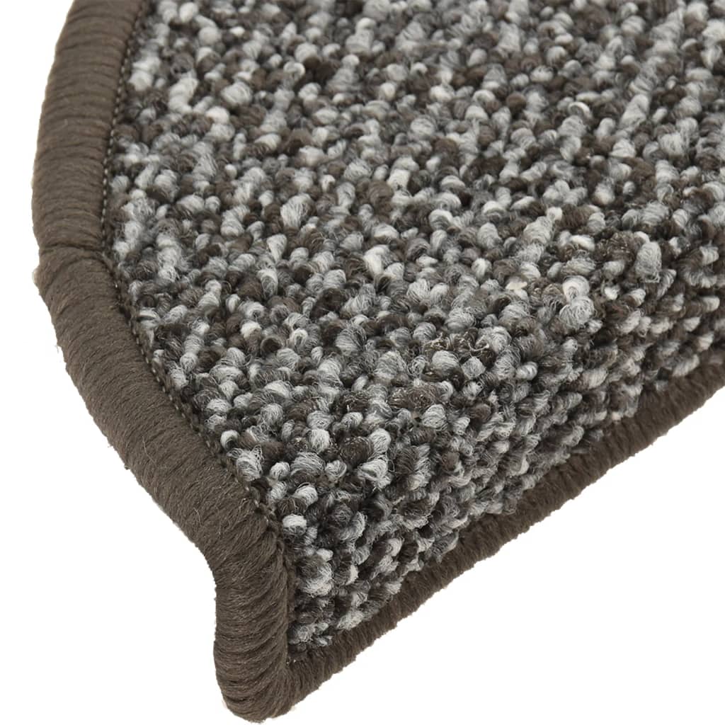 vidaXL Trapmatten 15 st 56x17x3 cm antracietkleurig - Aashly