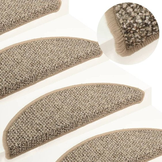 vidaXL Trapmatten 15 st 56x17x3 cm antracietkleurig - Aashly