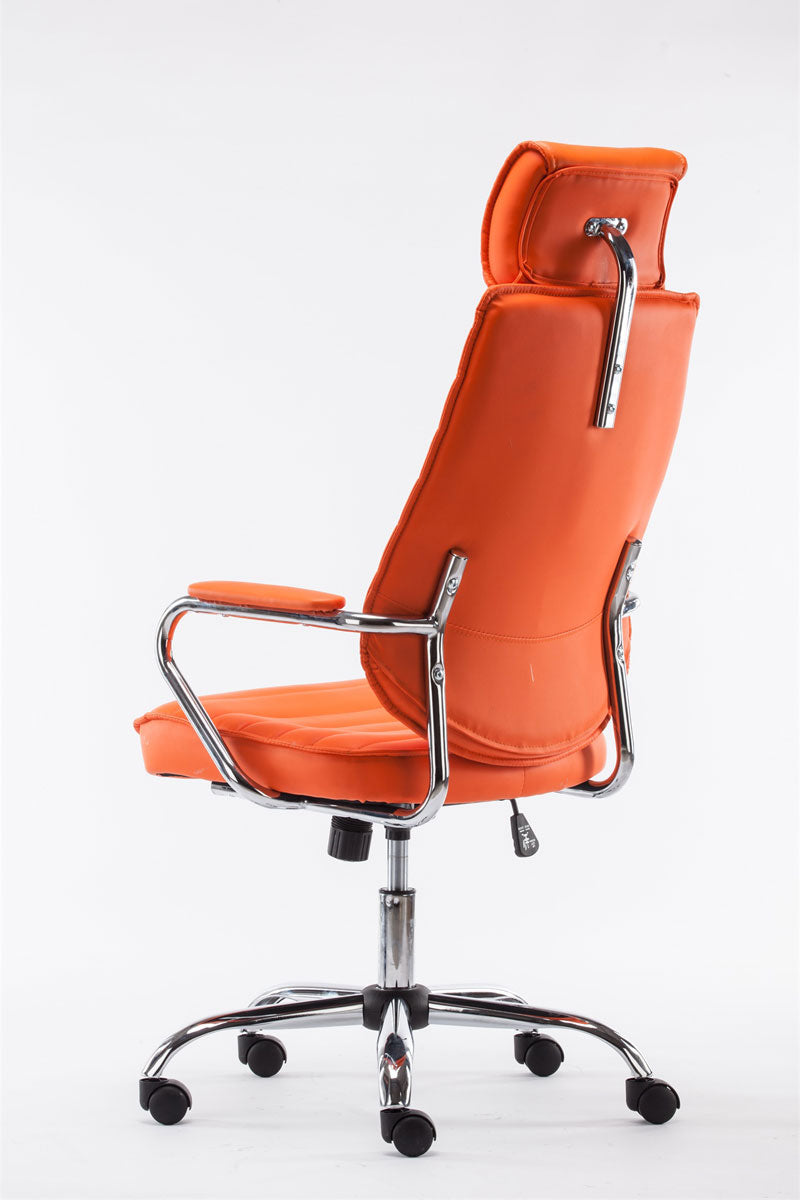 Bureaustoel Rako V2 kunstleer oranje orange