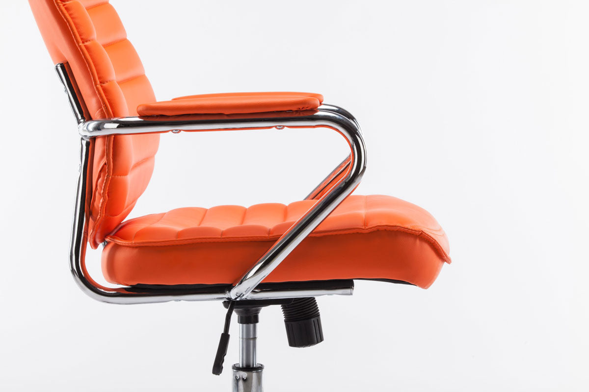 Bureaustoel Rako V2 kunstleer oranje orange