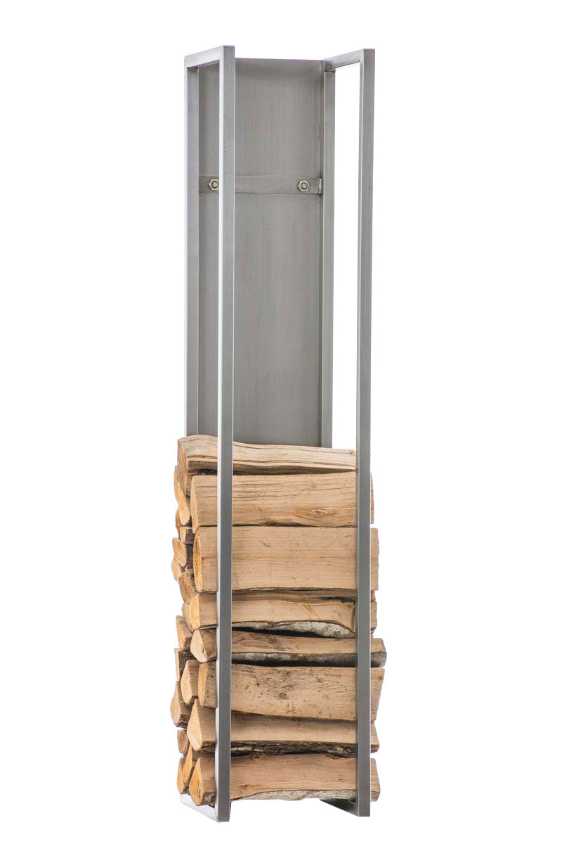 Brandhoutrek Spark roestvrij staal,100 cm edelstahl