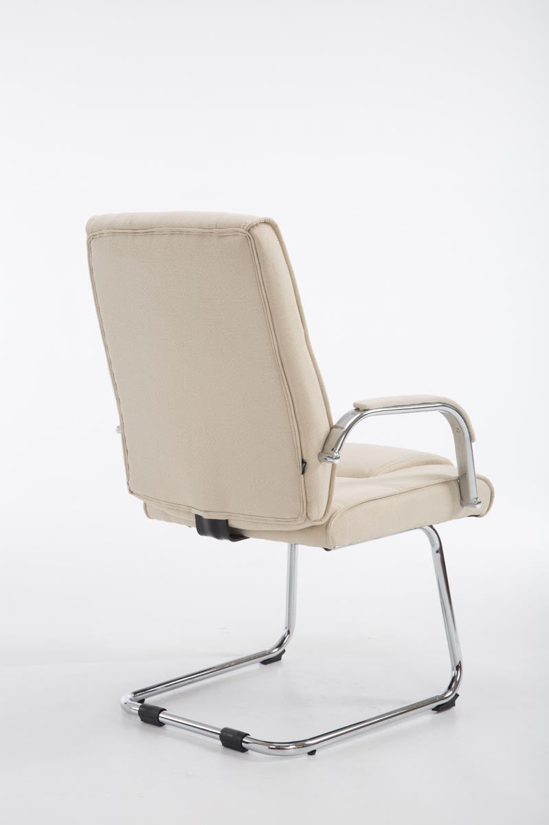 Bezoekersstoel Attila Stof creme creme