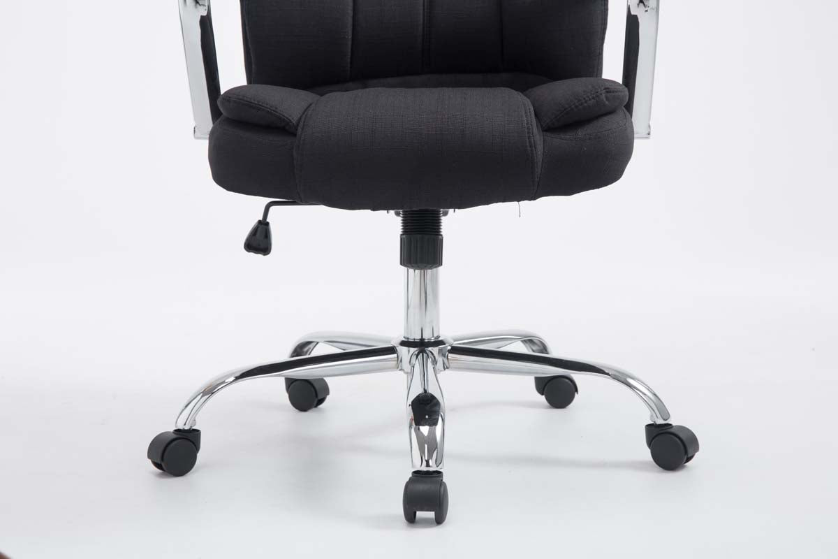 Bureaustoel Xanthos V2 stof zwart schwarz