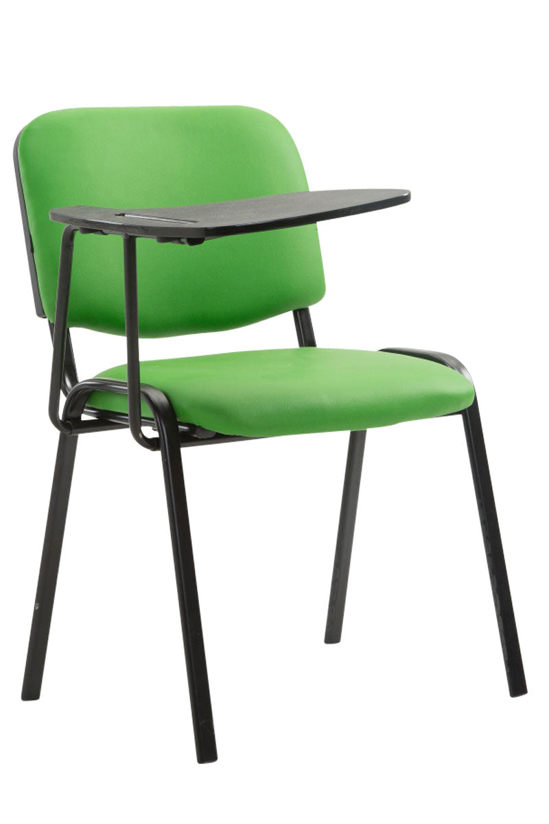 Bezoekersstoel Ken Kunstleer groen grün