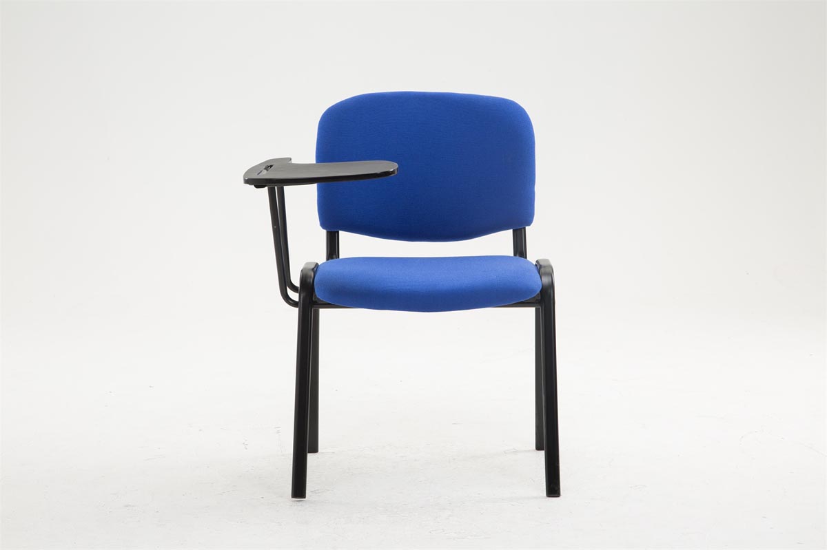 Bezoekersstoel Ken Stof blauw blau